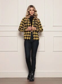 Women Blouses - 黃色 - 查看 1