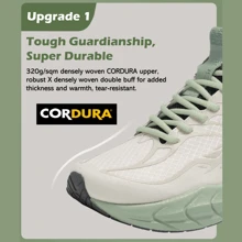 BMAI男紳探險家4.0 PLUS全天候跑步鞋：透氣緩震跑鞋，馬拉松跑鞋; 耐用、有彈性、緩震、輕便、防水、單向透氣、耐磨、多色反光圖案、防滑、寂靜、舒適透氣、時尚。穩定的鞋適合體能測試和速度訓練; 適合室外活動，如騎自行車、跑步、露營和健身，以及工作和購物穿著的社交場合。 - 彩色 - 查看 4