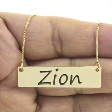 Women Pendant Necklaces - 金色 - 查看 6
