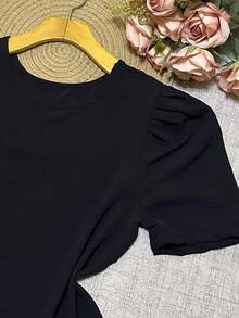 Women Blouses - 黑色 - 查看 2