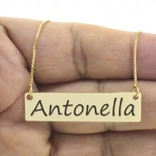 Women Pendant Necklaces - 金色 - 查看 3