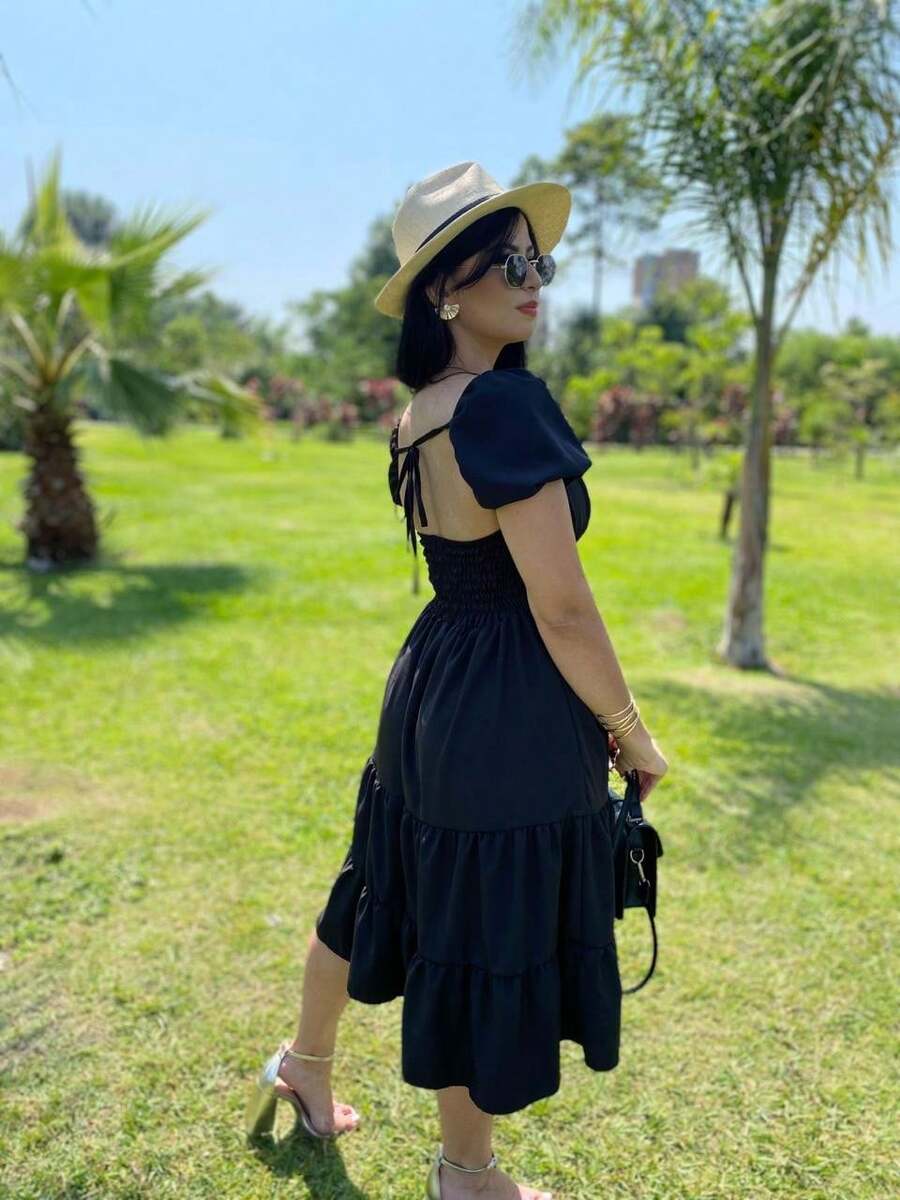 Women Dresses - 黑色 - 查看 1