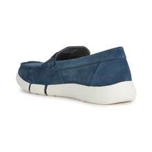 Geox Adacter Suede Moccasin - 藍色 - 查看 2