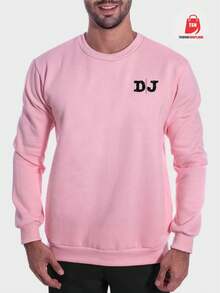 Men Hoodie & Sweatshirt Co-Ords - Màu Hồng baby - Xem 1