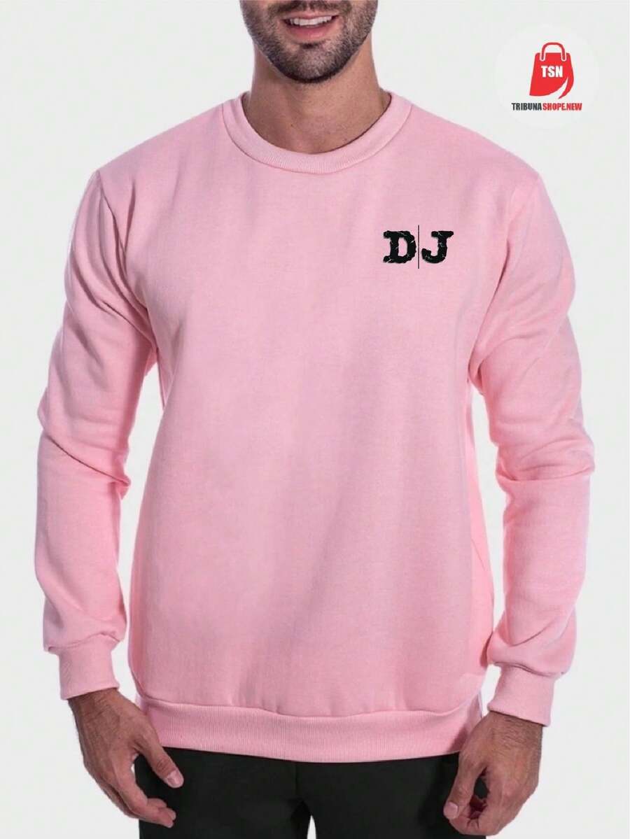 Men Hoodie & Sweatshirt Co-Ords - Màu Hồng baby - Xem 1