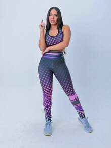 Women Sports Sets - Purple - View 4