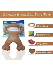 Durable Dog Toys For Aggressive Chewers, Interactive Dog Toys For Training And Cleaning, Suitable For Medium And Large Dogs - Yellow - View 6