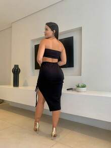 Women Two-Piece Outfits - 黑色 - 查看 4