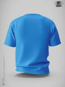 Men T-Shirts - Màu xanh lam - Xem 2