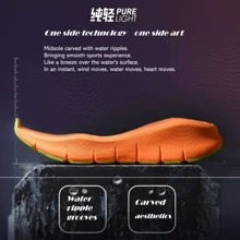 BMAI男士PURE LIGHT純光慢跑鞋：輕盈、堅固、彈性、耐磨、抗老化、耐磨且抗滑靜音，舒適透氣，輕盈舒適，外型時尚厚重增高。適合慢跑或有氧運動透氣、緩衝運動鞋；體能測試、速度訓練、穩定跑鞋，適合騎行、露營、健身和其他輕型戶外運動、通勤、購物和運動穿著 - 黑色 - 查看 6