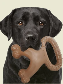 Durable Dog Toys For Aggressive Chewers, Interactive Dog Toys For Training And Cleaning, Suitable For Medium And Large Dogs - Yellow - View 1