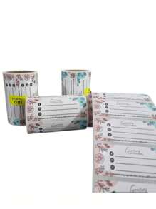 Creative Mariu 100 Stickers, Adhesive, Labels THANK YOU FOR YOUR PURCHASE (7.5X2.8 Cm) - trắng - Xem 1