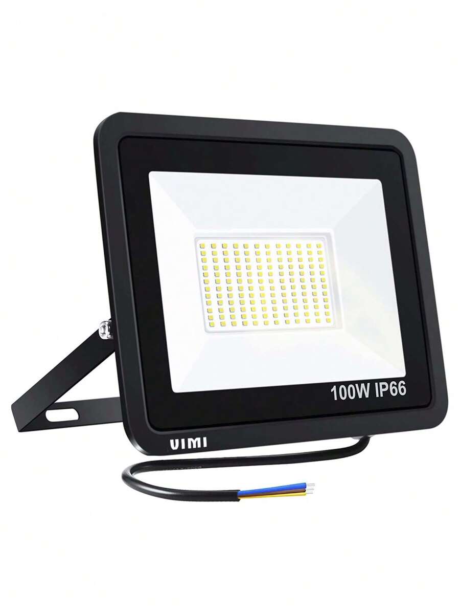 Reflector Led De 100w Ultradelgado Para Exterior De Alta Potencia
