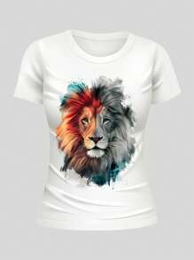 Women T-Shirts - 白色 - 查看 3