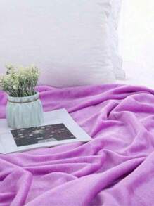 Cobertor Ligero Liso Matrimonial Hotelero Suave Y Calientito, Cobija Suave, Acogedora, Frazada Para el Frío, Diferentes Colores a Elegir, Cobija Para Cama Con Diseño Liso, Decoración de Hogar Elegante, Frazada  Cómoda, Cobija Cálida - Rojo violeta - Ver 2