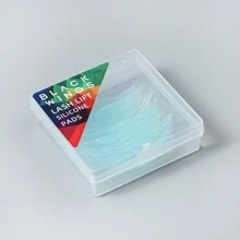 BLACKWINGS 5pairs Transparent Lash Lifting Cushion Pads And Keratin Lash Lifting Molds, Silicone Eyelash Curler, Eyelash Enhancing Tool For Makeup And Beauty, Reusable Eyelash Lifting Pads - Baby Blue - View 13