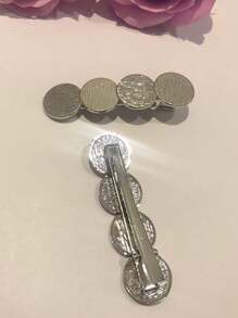 Hair Clips - Silver - View 3