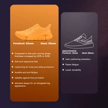 BMAI Women's PURE LIGHT Pure Light Jogging Shoes: Lightweight, Strong, Elastic, Durable, Anti-Aging, Wear-Resistant, And Anti-Skid Silent, Comfortable, And Stylish Appearance. Jogging Or Aerobic Training Cushioned Running Shoes; Physical Fitness Test, Speed Training, Stable Running Shoes, Suitable For Cycling, Camping, Fitness, And Other Light Outdoor Sports, Commuting, Shopping, And Sports Wear. - Beige - View 4