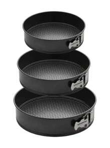 3 Moldes Desmontables Para Pasteles Repostería, Tres Tamaños