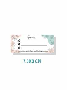 Creative Mariu 100 Stickers, Adhesive, Labels THANK YOU FOR YOUR PURCHASE (7.5X2.8 Cm) - trắng - Xem 2