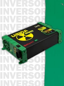 Car Power Inverter - Black and Green - View 3