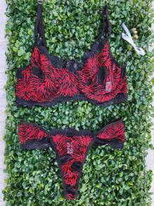 Women Bra & Panty Sets - Đỏ - Xem 2