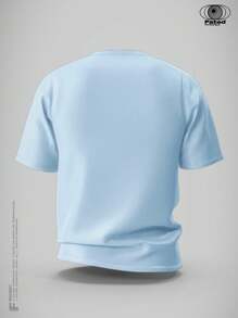 Men T-Shirts - 淺藍色 - 查看 2