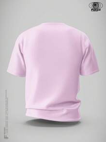 Men T-Shirts - Màu Hồng baby - Xem 2