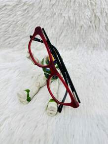 Kids Eyeglasses - 酒紅色 - 查看 4