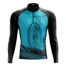 Cycling Jersey Sets - 藍色 - 查看 4