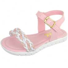 Kids Flat Sandals - Màu Hồng baby - Xem 4