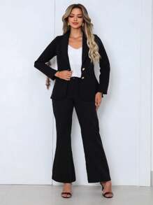 Women Blazers - 黑色 - 查看 3
