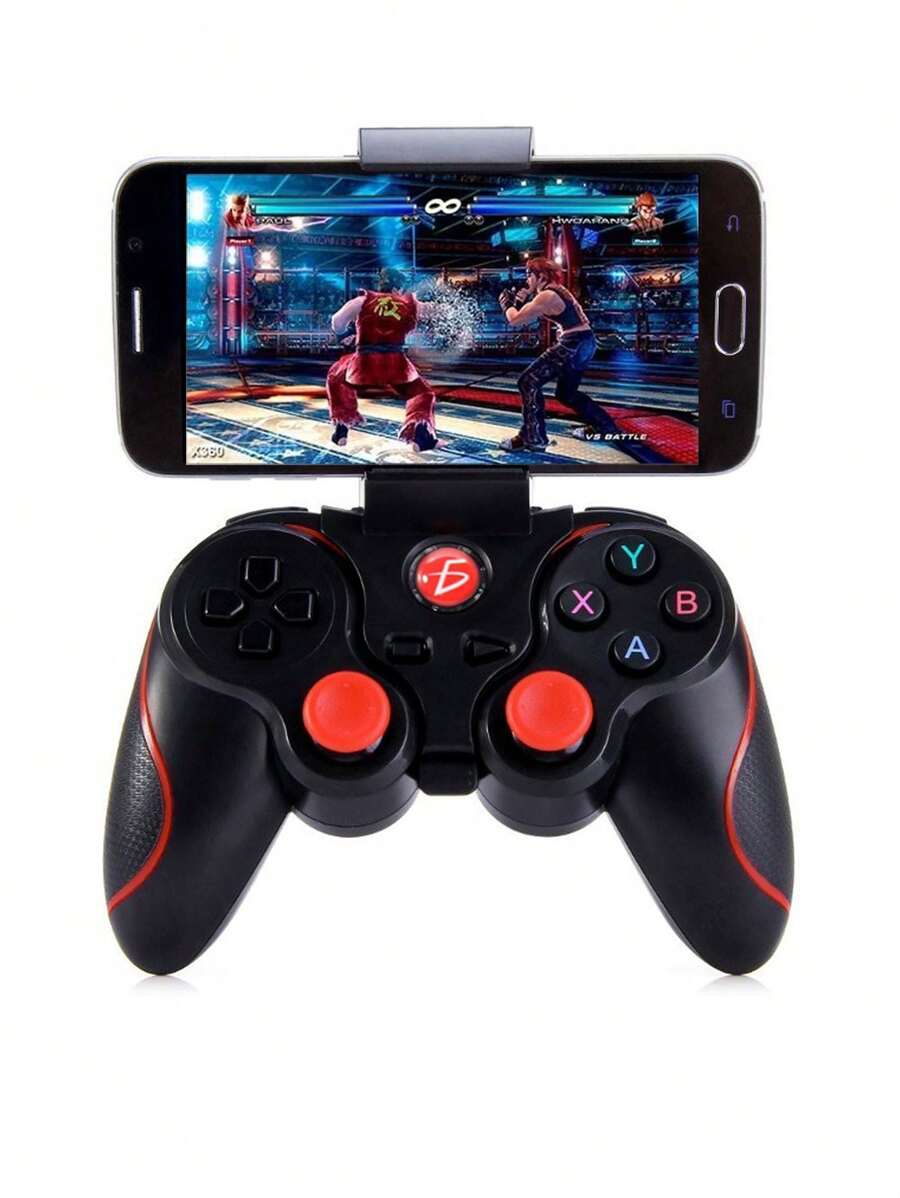 Control Inalámbrico Bluetooth para Celular Con Joystick Inalámbrico Multiplataforma Android /IOS Soporte - Negro - Ver 1