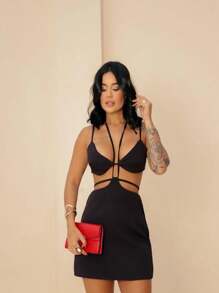 Women Dresses - 黑色 - 查看 4