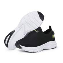 Men's Orthopedic Shoes For Walking, Gym, And Running - Black - View 4