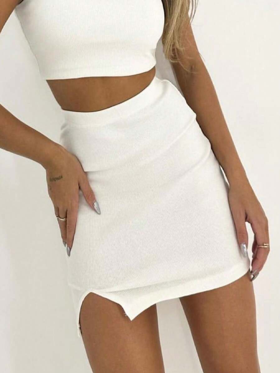 Women Skirts - trắng - Xem 1