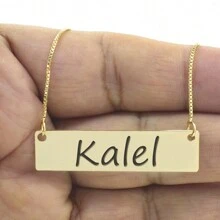 Women Pendant Necklaces - 金色 - 查看 3