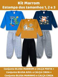 Young Boys Sweatshirts - 鏽棕色 - 查看 4