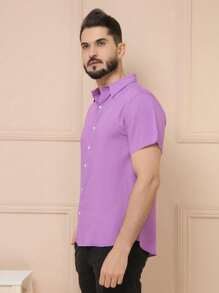 Men Shirts - Púrpura malva - Ver 3