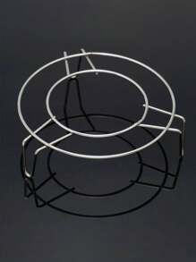 1pc Stainless Steel Steamer, Modernist Round Steaming Stand For Kitchen