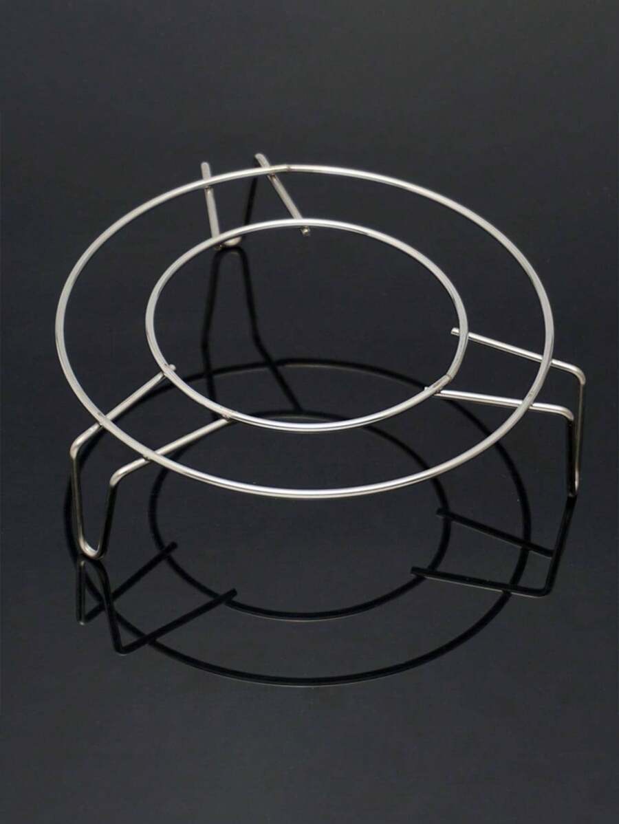 1pc Stainless Steel Steamer, Modernist Round Steaming Stand For Kitchen