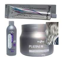 Hair Coloring - Branco Platinum Cinza N 12.21 - ดู 1