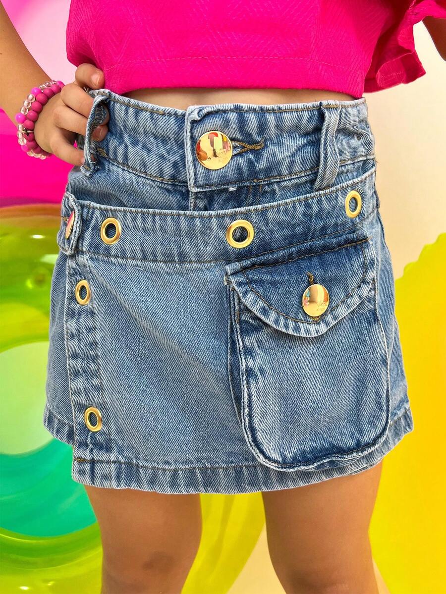Young Girls Shorts - Rửa trung bình - Xem 1