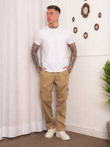 Men Jeans - 棕色 - 查看 5