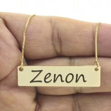 Women Pendant Necklaces - 金色 - 查看 6