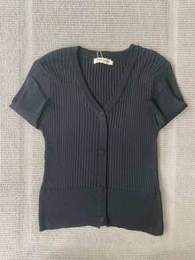 Women Tops - 黑色 - 查看 1