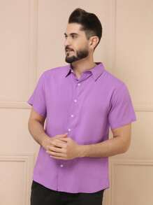 Men Shirts - Púrpura malva - Ver 2