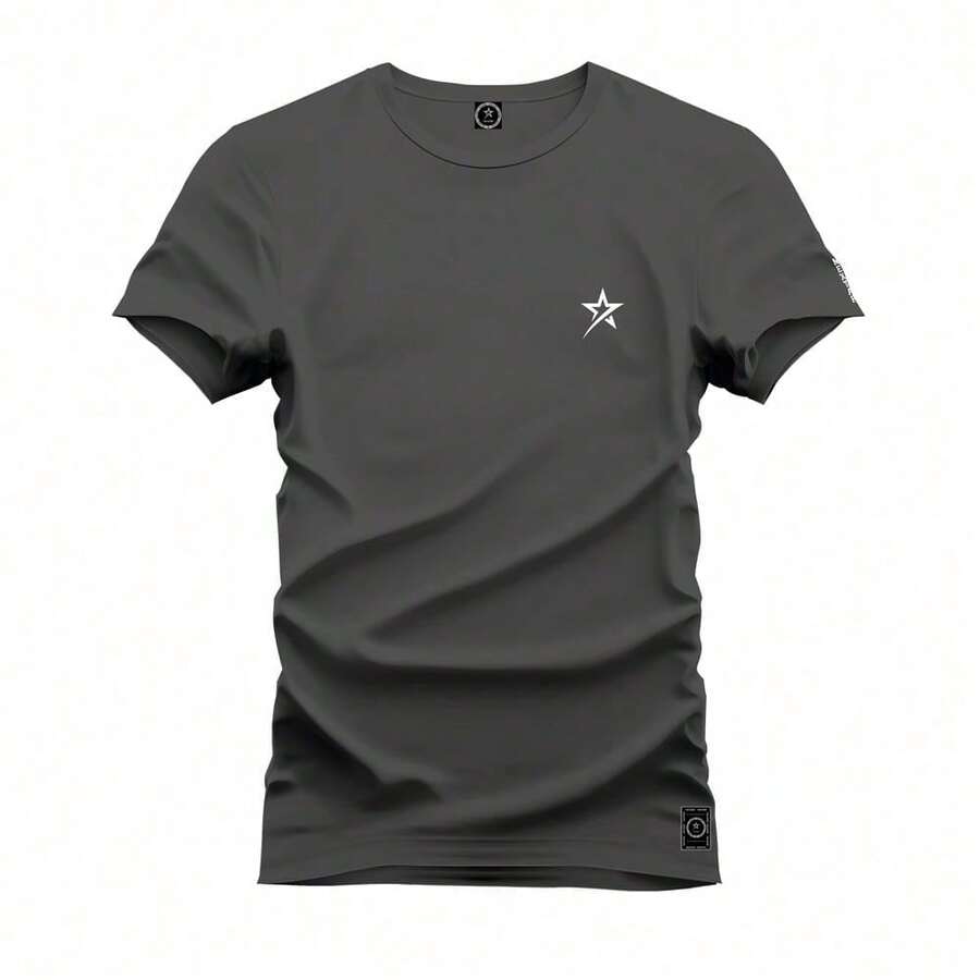 Men T-Shirts - 深灰色 - 查看 1