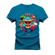 Men T-Shirts - Màu xanh lam - Xem 1