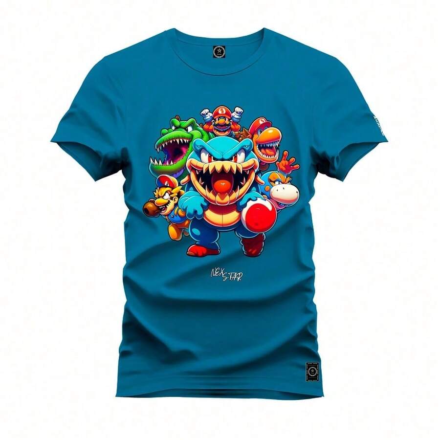 Men T-Shirts - Màu xanh lam - Xem 1